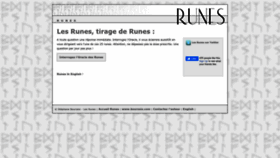 What Runes.bourzeix.com website looked like in 2023 (1 year ago)