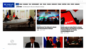 What Russiannewstoday.com website looked like in 2023 (1 year ago)