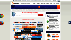 What Rapidox.pl website looked like in 2023 (1 year ago)