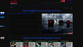 What Redlightcameraticket.net website looked like in 2023 (This year)