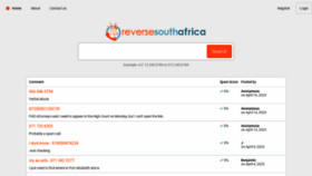 What Reversesouthafrica.com website looked like in 2023 (This year)