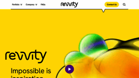 What Revvity.com website looked like in 2023 (1 year ago)