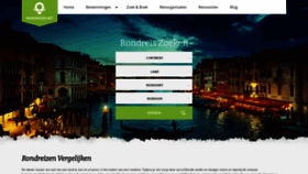 What Rondreizen.net website looked like in 2023 (This year)