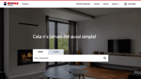 What Remax.fr website looked like in 2023 (This year)