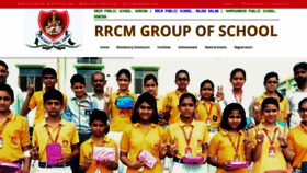 What Rrcmschool.com website looked like in 2023 (This year)
