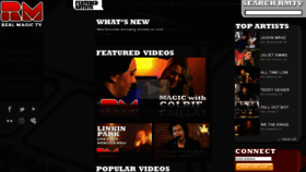 What Realmagictv.com website looked like in 2023 (2 years ago)