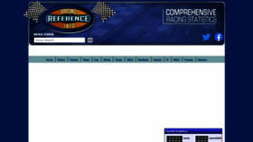 What Racing-reference.info website looked like in 2023 (1 year ago)
