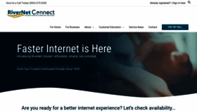 What Rivernetconnect.com website looked like in 2023 (1 year ago)