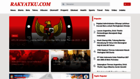 What Rakyatku.com website looked like in 2023 (This year)