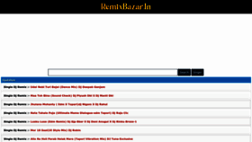 What Remixbazar.in website looked like in 2023 (This year)
