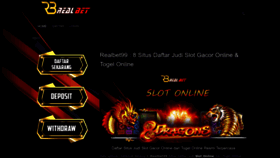 What Realslotbet99.com website looked like in 2023 (This year)