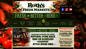 What Roths.com website looked like in 2023 (This year)