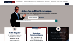 What Rechtsanwalt.com website looked like in 2023 (This year)