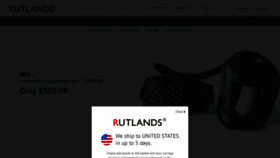 What Rutlands.com website looked like in 2023 (This year)