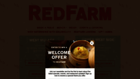 What Redfarmnyc.com website looked like in 2023 (This year)