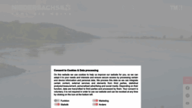 What Reiseland-niedersachsen.de website looked like in 2023 (This year)