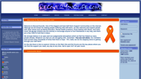 What Recoveryourlife.com website looked like in 2023 (This year)