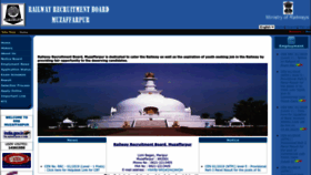 What Rrbmuzaffarpur.gov.in website looked like in 2023 (This year)