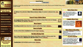 What Robertburns.org website looked like in 2023 (This year)