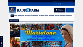 What Radiomaria.it website looked like in 2023 (This year)