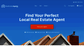 What Realestateagents.com website looked like in 2023 (This year)