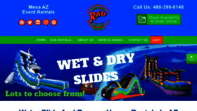 What Radbounce.com website looked like in 2023 (This year)