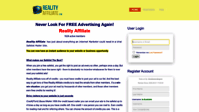What Realityaffiliate.com website looked like in 2023 (This year)