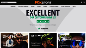 What Rxsport.co.uk website looked like in 2023 (This year)