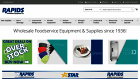 What Rapidswholesale.com website looked like in 2023 (This year)