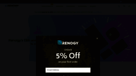 What Renogy.com website looked like in 2023 (This year)
