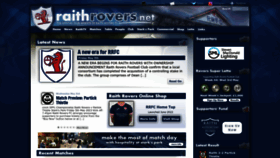 What Raithrovers.net website looked like in 2023 (This year)