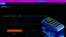 What Racknerd.com website looked like in 2023 (This year)