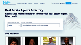 What Realestateagent.com website looked like in 2023 (This year)