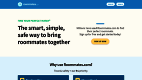 What Roommates.com website looked like in 2023 (This year)