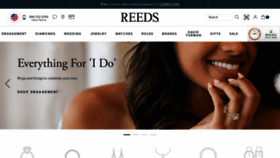 What Reeds.com website looked like in 2023 (This year)