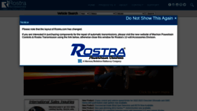 What Rostra.com website looked like in 2023 (This year)