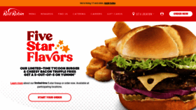What Redrobin.com website looked like in 2023 (This year)