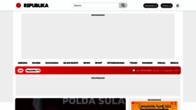 What Republika.co.id website looked like in 2023 (This year)