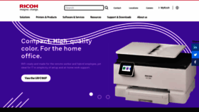 What Ricoh.com website looked like in 2023 (This year)