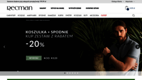 What Recman.pl website looked like in 2023 (This year)