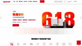 What Ruijie.com.cn website looked like in 2023 (This year)