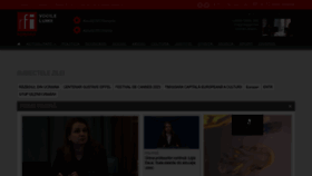 What Rfi.ro website looked like in 2023 (This year)