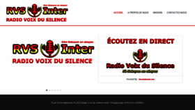 What Radiovoixdusilence.com website looked like in 2023 (This year)