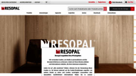 What Resopal.de website looked like in 2023 (This year)