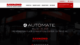 What Raymondcorp.com website looked like in 2023 (This year)
