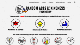What Randomactsofkindness.org website looked like in 2023 (This year)