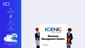 What Rms.koenig-solutions.com website looked like in 2023 (This year)