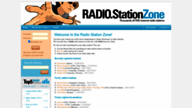 What Radiostationzone.com website looked like in 2023 (This year)
