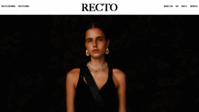 What Recto.co website looked like in 2023 (2 years ago)