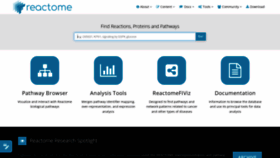 What Reactome.org website looked like in 2023 (This year)